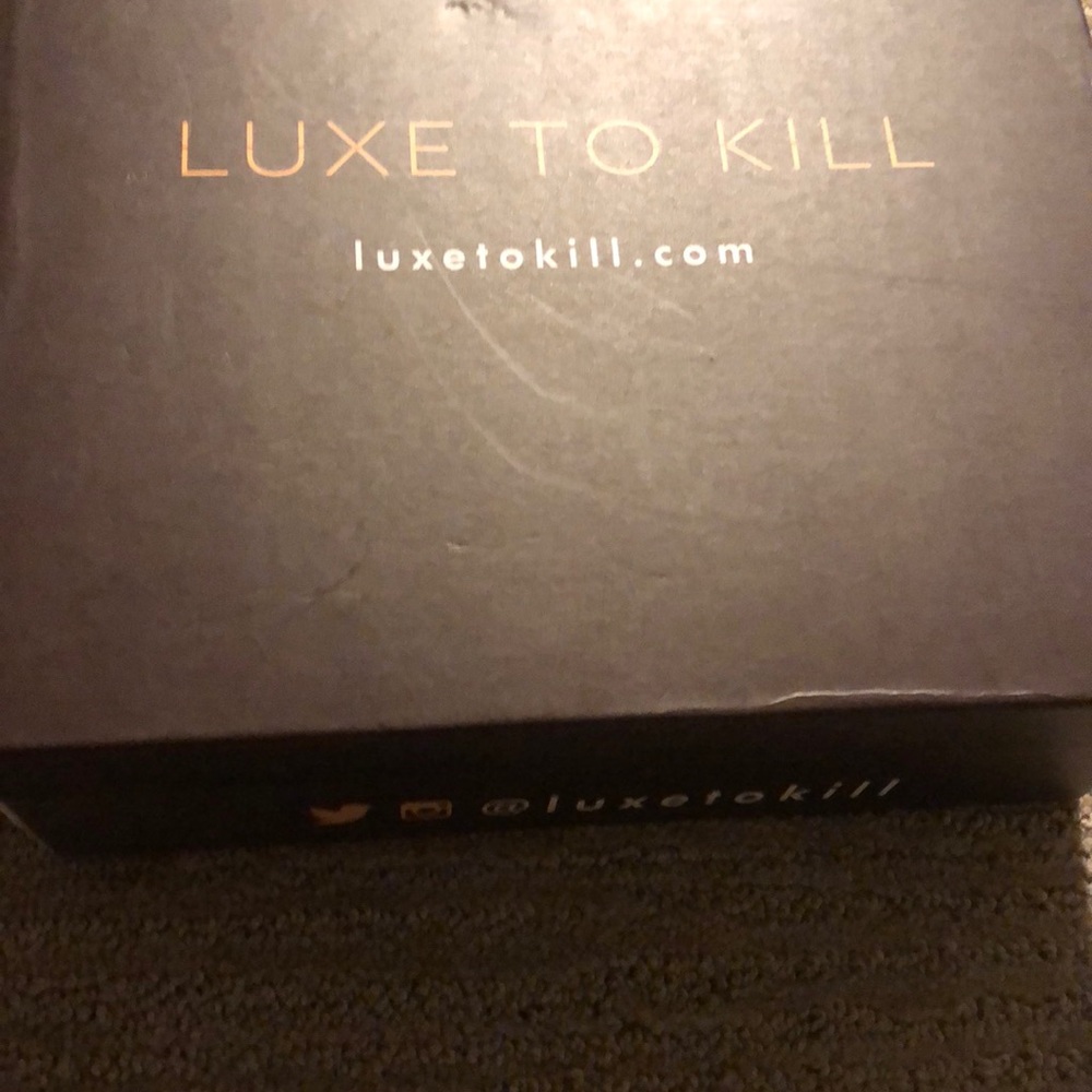 Black tall Lacey heels